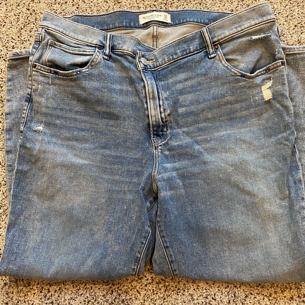 Like New Abercrombie Super Skinny Ankle High Rise Jean
